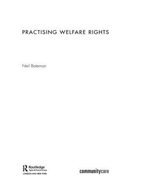 cover image of Practising Welfare Rights